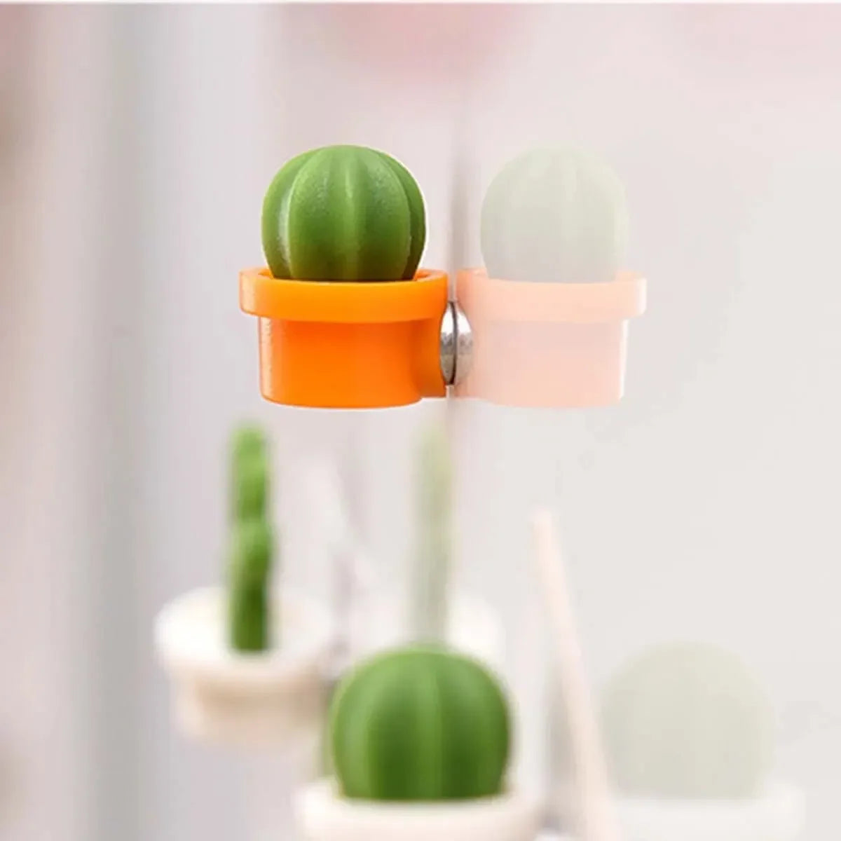Mini Cactus Fridge Magnets